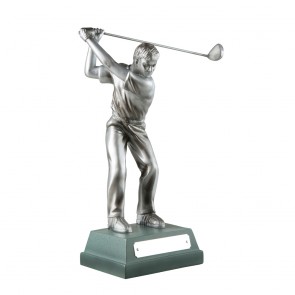 6 Inch Full Swing Male Golf Signature Figure Award