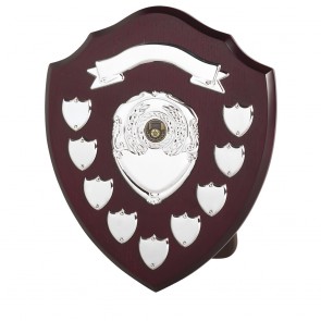 12 Inch Traditional 9 Entries & Banner Jaunlet Shield