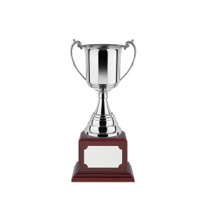 9 Inch Intricate Handle Design Revolution Trophy Cup