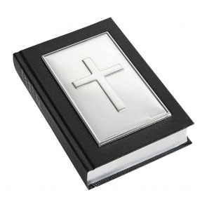 Leather Bible With Plain Cross