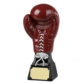 9 Inch Red Glove Boxing Resin Award