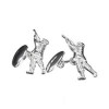 Sterling Silver Rifleman Cufflinks by Murry Ward
