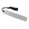 Sterling Silver Plain Rectangle Bookmark With Tassel