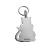 Sterling Silver Cat Keyring