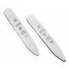 Sterling Silver Collar Stiffeners Set