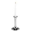 Sterling Silver Round Candlestick 16cm Tall