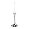 Sterling Silver Round Candlestick 20cm Tall