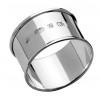 Sterling Silver Simple Round Napkin Ring With Wrap