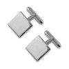 Sterling Silver Simple Square T-Bar Cufflinks