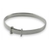 Sterling Silver Plain Baby Bangle