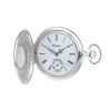Sterling Silver Swiss Unitas Style Movement Pocket Watch
