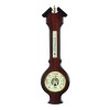 Veneered Barometer With A Thermometer
