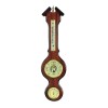 Veneered Barometer With Thermometer And Hygrometer