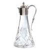 Crystal And Silver Hand Cut Claret Jug