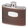 Stainless Steel Antique Crocodile Style Flask 11cl