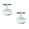 Sterling Silver Oval Post Cufflinks