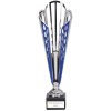 12 Inch Blue & Silver Hollow Grand Tycone Trophy Cup