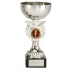 6 Inch Silver Cup & Centre Holder Stem Crusader Trophy cup