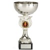 7 Inch Silver Cup & Centre Holder Stem Crusader Trophy cup