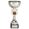 7 Inch Silver Cup & Centre Holder Stem Crusader Trophy cup