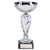 9 Inch Silver Spiral Stem Noble Trophy Cup