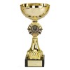 8 Inch Gold Centre Holder Gold Shield Trophy Cup