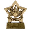 3 Inch Mini Star Ten Pin Award