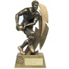 7 Inch Pass Rugby Flash Statue
