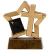 3 Inch Crucifix & Bible Religion Mini Star Award