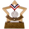 3 Inch Silver Medal Mini Star Award