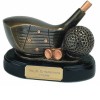 4 Inch Gold Driver Golf Award