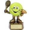 4 Inch Smiley Man Tennis Award