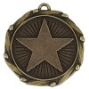 45mm Bronze Large Star Star Spiral Medal