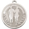 45mm Silver Wreath Running Galaxy Medal