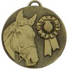 50mm Bronze Horse & Rosette Horse Riding Target Medal
