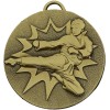 50mm Bronze Flying Kick Karate Target Medal