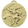50mm Gold Javelin Track & Field Target Medal