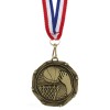 45mm Bronze Slam Dunk Basketball Combo Medal