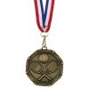 45mm Bronze Crossed Rackets & Ball Tennis Combo Medal