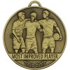 60mm Most Improved Player Football Team Spirit Medal