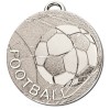 50mm Silver Rolling Ball Football Cyclone Medal