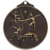 52mm Bronze Horizon Track And Field Medal
