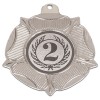 50mm Silver Centre Holder Tudor Rose Medal