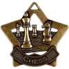 60mm Bronze Mini Star Chess Medal