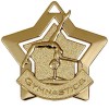 60mm Gold Mini Star Gymnastics Medal