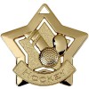60mm Gold Mini Star Hockey Medal