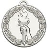 50mm Classic Torch Silver Medal