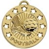40mm Spectrum Football Gold Medal