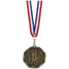 45mm Antique Gold Couple Running Combo Medal