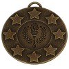 50mm Bronze Star Torch Target Medal